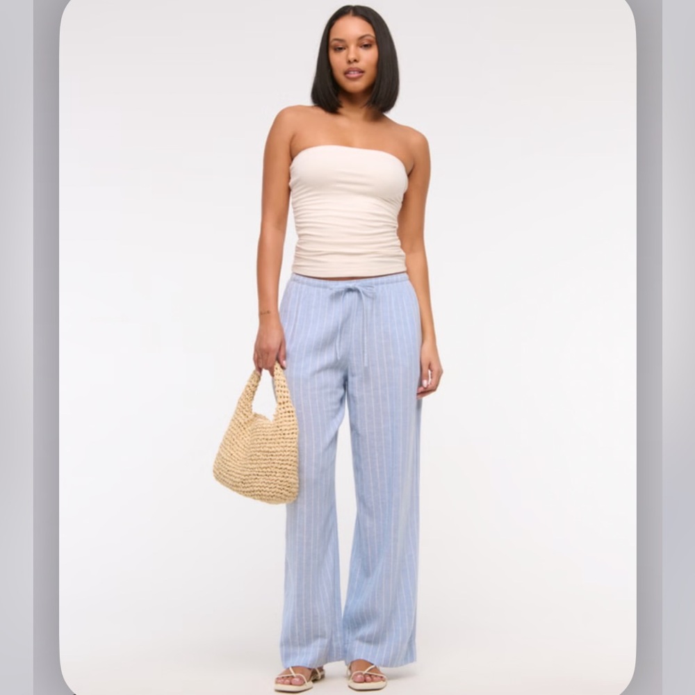 abercrombie linen pants